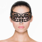 Easytoys Opengewerkt Masker Metaal - Zwart - PlayForFun